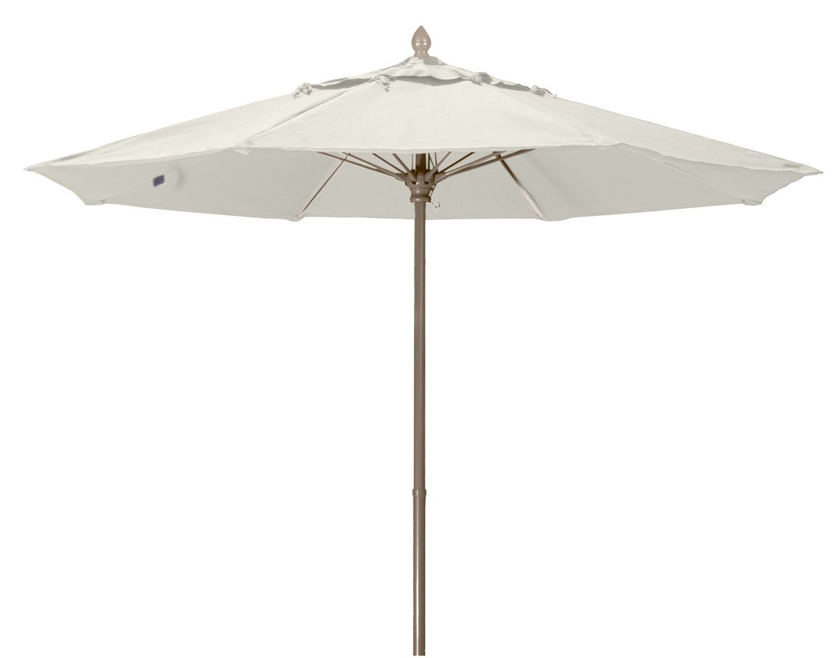 Fiberbuilt Umbrellas 7Mpucb-8605 Market Umbrella, 7.5' Marine Grade Canopy, Natural White