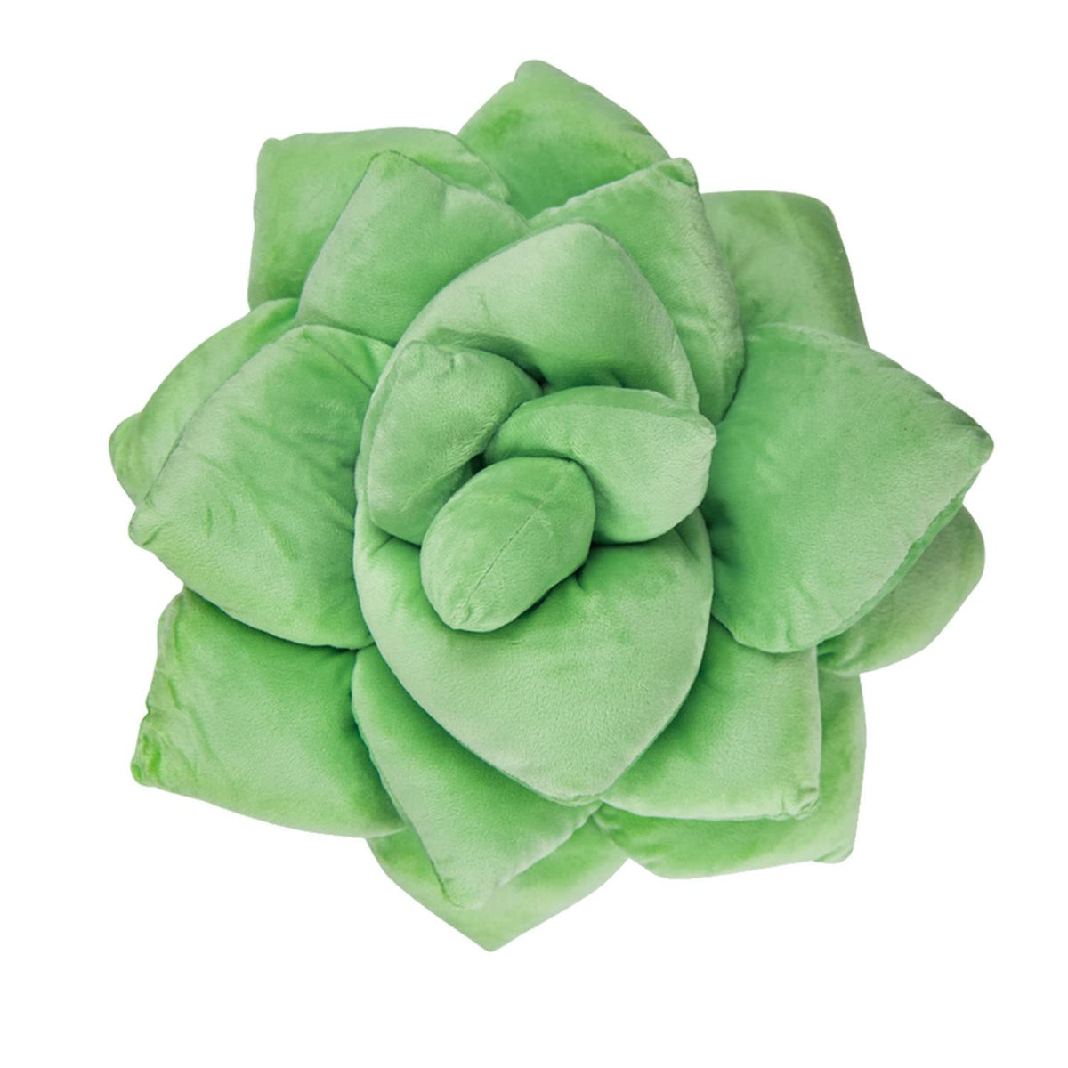 Green Philosophy Co. Plush Leaf Pillow - 3D Accent Succulent Leaf Throw Pillow For Indoor Couch Sofa Living Room Home Decor And