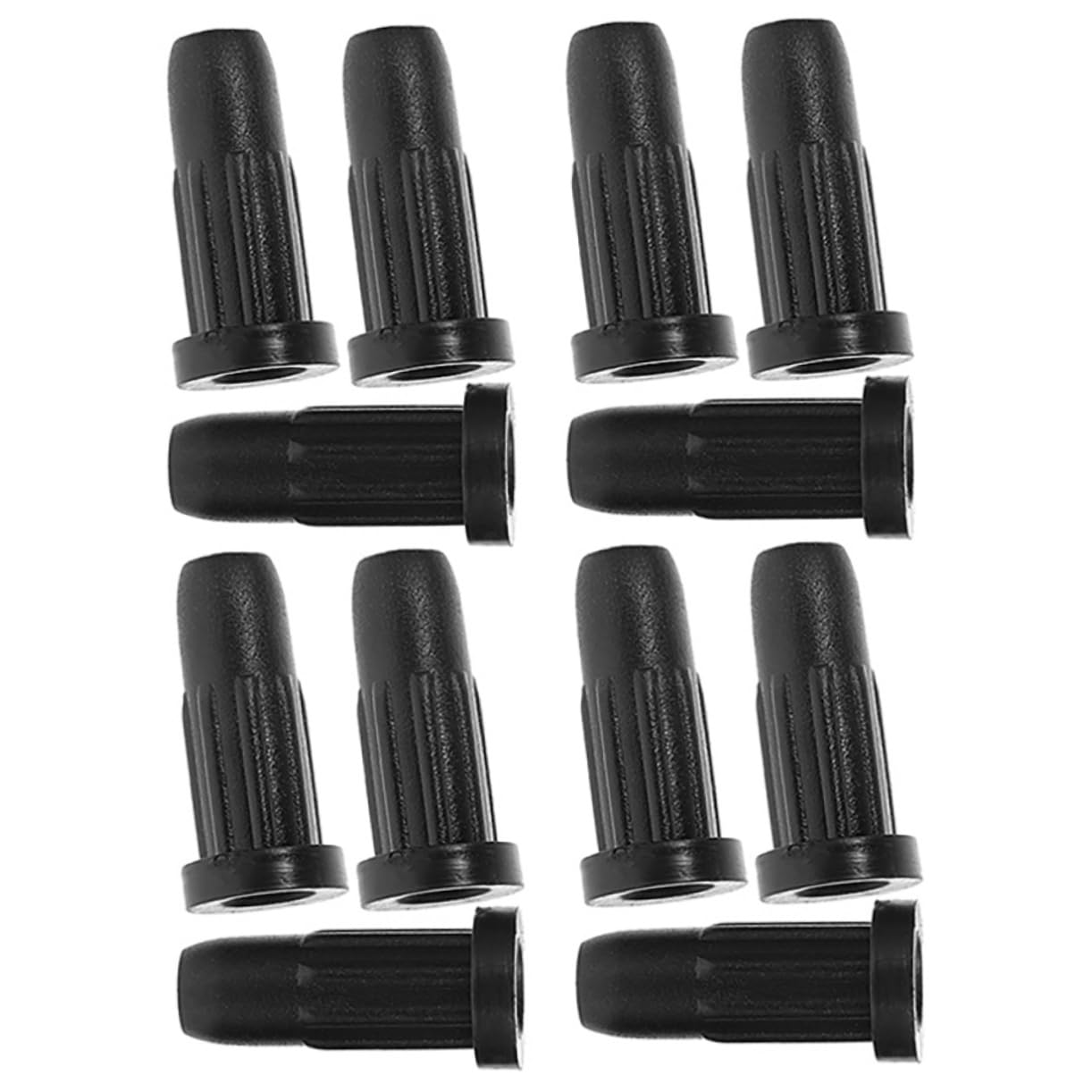 Yardenfun 12Pcs Chair Wheel Stopper Cover Protective Caster Glide Caps For Office Chairs Stools Furniture Prevents Scratches And