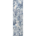 Alora Decor Swagger 2'3" X 7'7" Distress Patchwork Ivory/Blue/Dk Blue Area Rug