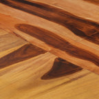 vidaXL Acacia Wood Dining Table Round Dining Room Living Room Office Furniture Modern Design Wooden Dinner Kitchen Bistro Table with Honey Finish