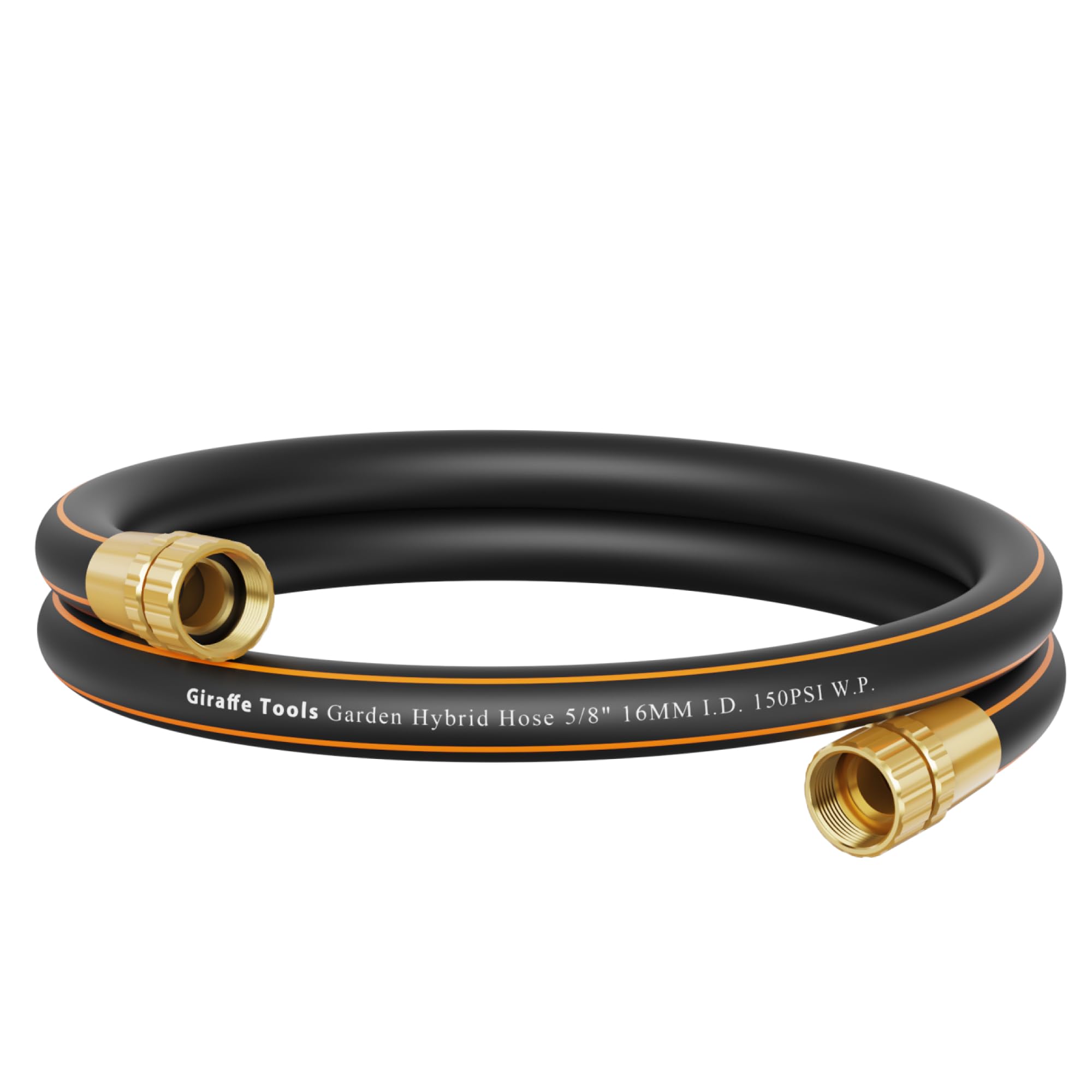 Giraffe Tools Leader Hose 10Ft X 5/8', Short Water Hose Heavy Duty For Hose Reel, Lightweight, Flexible With Double Female Fitt