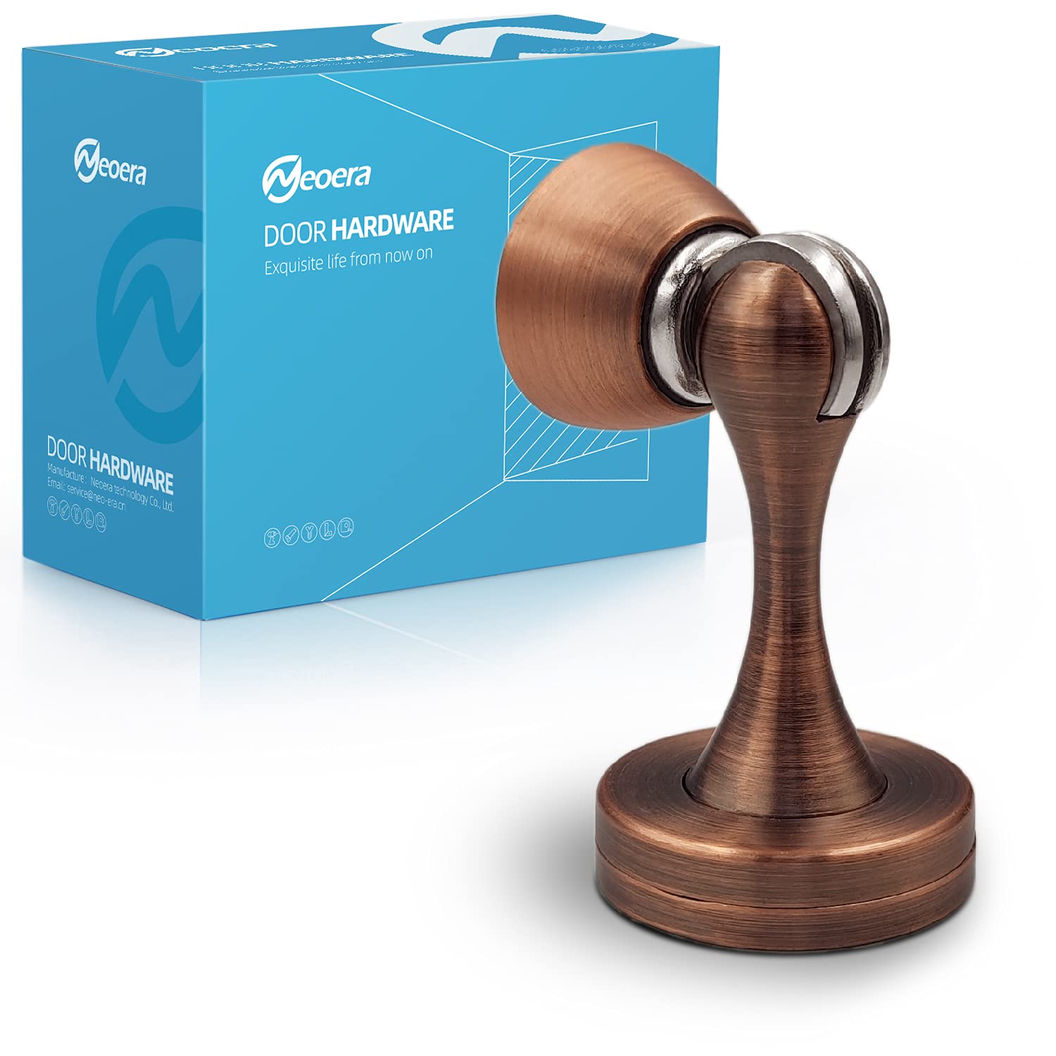 Neoera Magnetic Door Stop(Antique Copper Color)Door Stopper Strong Magnetic Door Catch For Hold Door Open, Anti-Rust, Heavy Duty