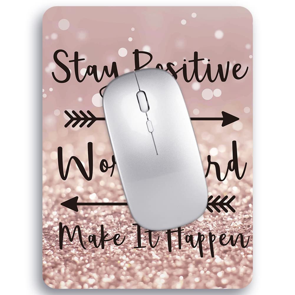 Audimi Small Mouse Pad 6 X 8 Inch, Mini Mouse Pad Thick For Laptop Wireless Mouse Home Office Travel, Portable & Washable (Stay