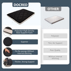 Docred Japanese Futon Floor Mattress Twin Size 39''X 80'', Floor Mattress Pad, Foldable Tatami Mat Portable Dormitory Sleeping P