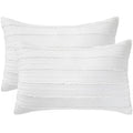 BOSOWOS Standard Size Pillow Shams Set of 2, Ultra Soft Breathable 20 x 26 Inches Pillow Case Envelope Closure, Microfiber Farmh