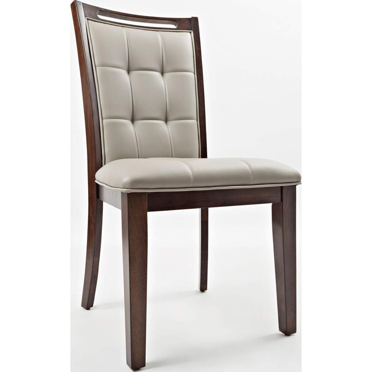 Jofran: , Manchester, Dining Side chair, 21W X 23D X 41H, Medium Brown Finish, (Set of 2)
