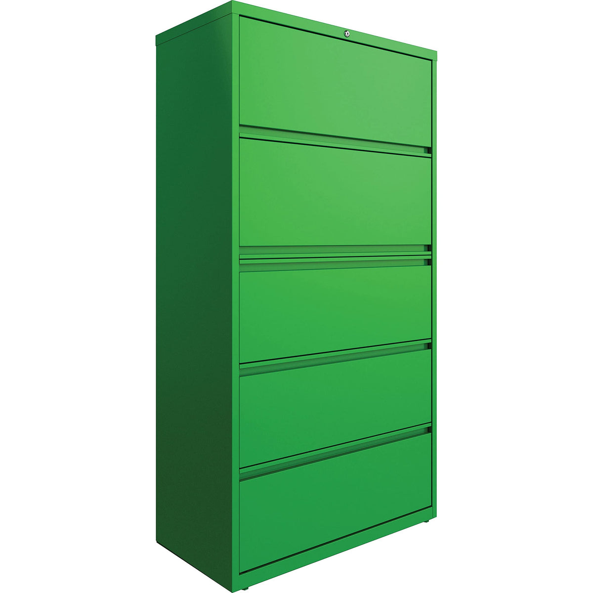 Lorell 4-Drawer Lateral File With Binder Shelf - 36&Quot; X 18.8&Quot; X 67.8&Quot; - 5 X Drawer(S) For File - Lett