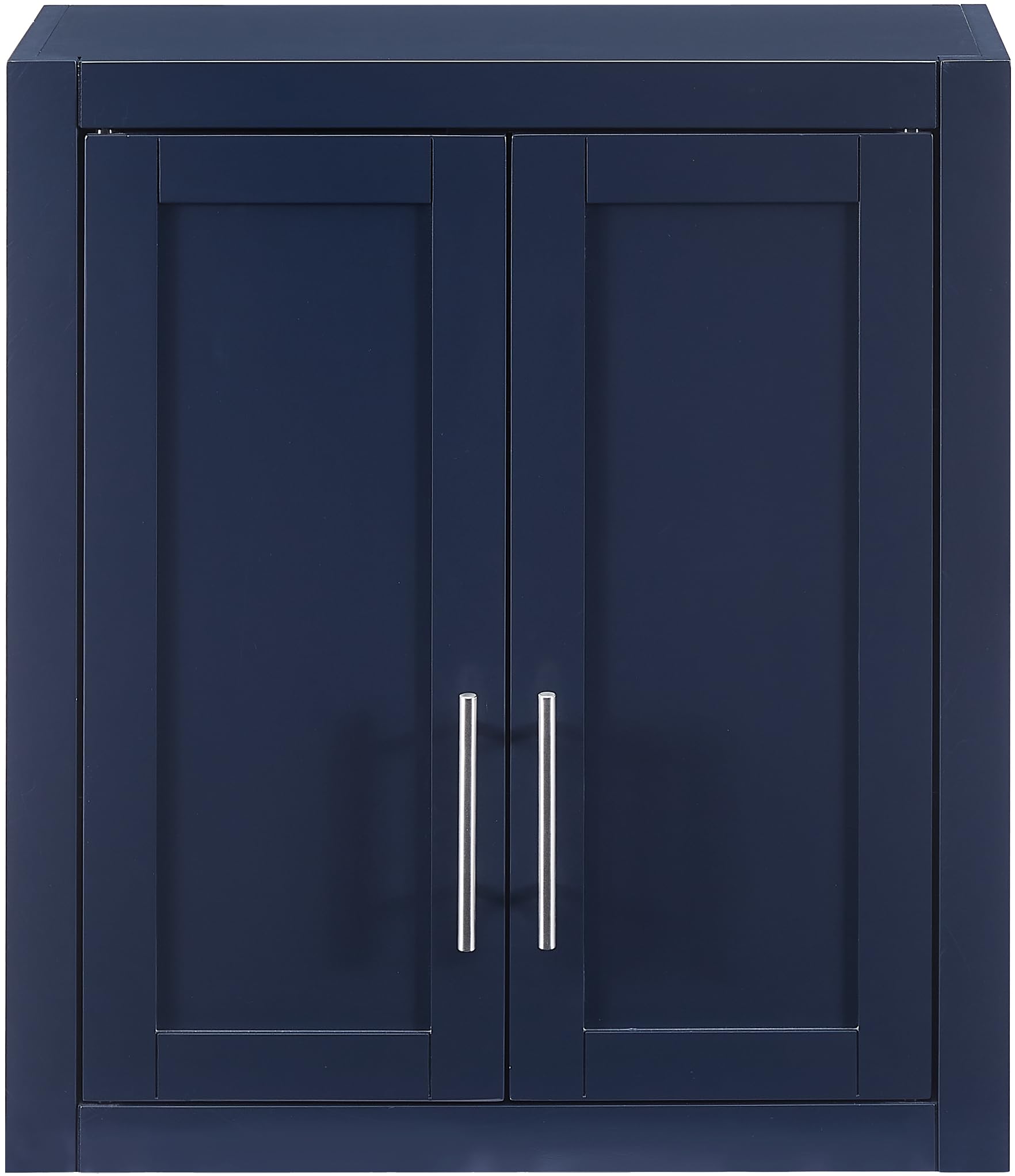 Crosley Furniture Savannah Wall Mounted Bathroom Storage Medicine Cabinet with Shelves, Navy