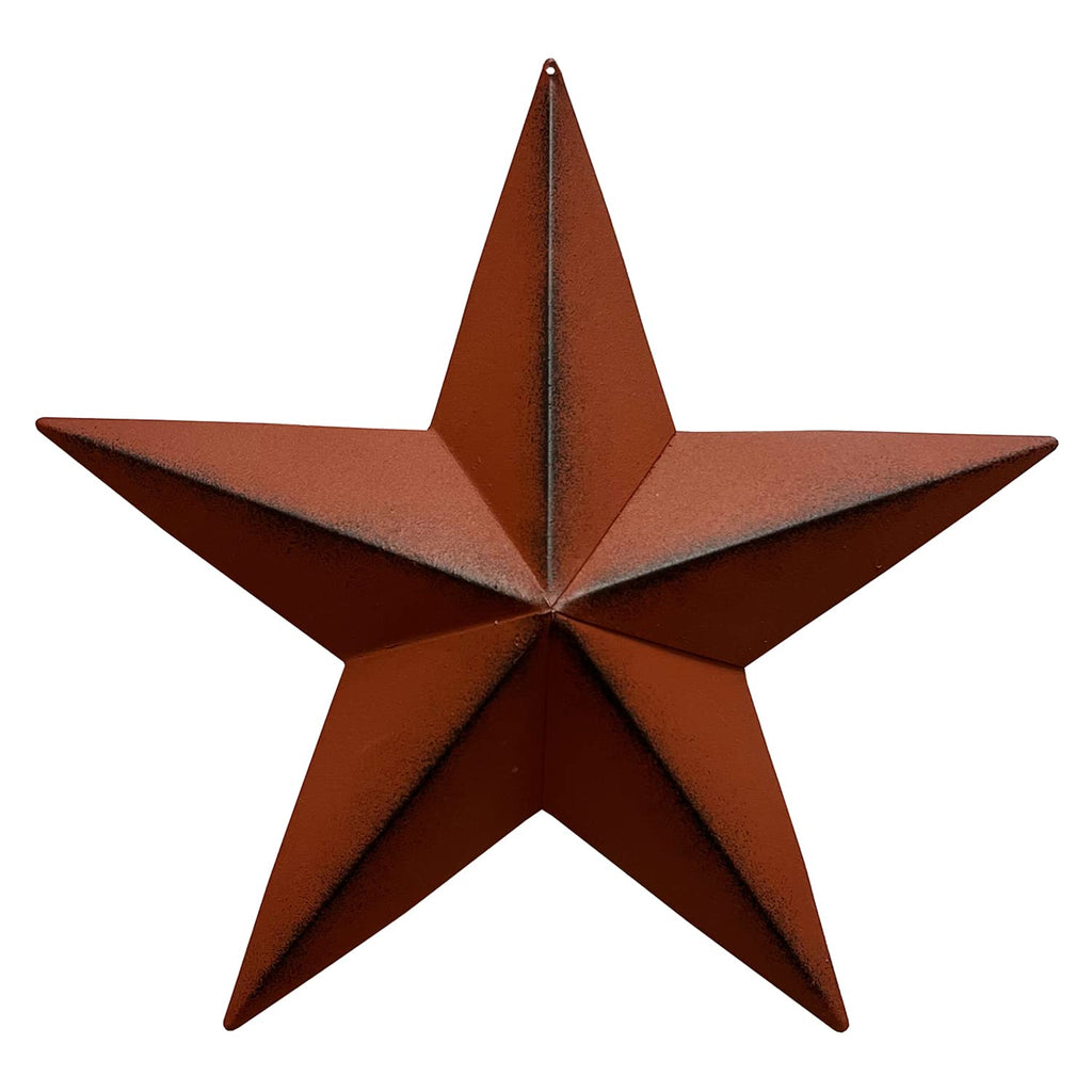 T&Garice Dimensional Metal Antique Barn Stars Wall Decor Rustic Country Primitive Star Outdoor Decor,3D Barn Star 4th July Wall 