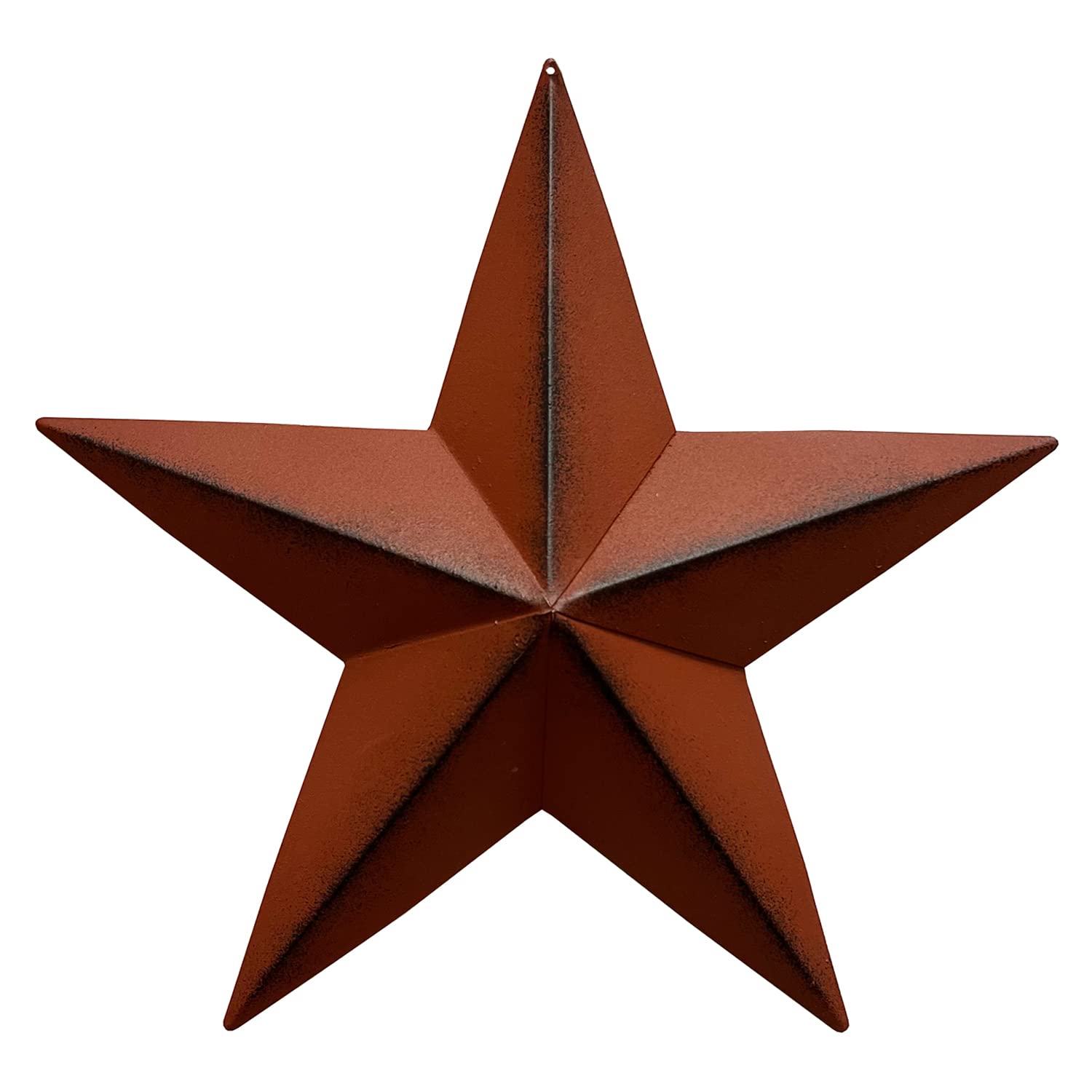 T&Garice Dimensional Metal Antique Barn Stars Wall Decor Rustic Country Primitive Star Outdoor Decor,3D Barn Star 4th July Wall 
