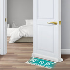 Maxtid Under Door Draft Blocker 36' Door Sealers For Bottom Of Door Seal Strip Block Air Double Door Draft Stopper White Door Sweep Noise Cancelling Weather Seal