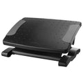 Kantek Professional Ergonomic Footrest, 4 Height Setting, Foot Adjustable Tilt Angle, Massageing Bumps for Comfort, Supports Leg