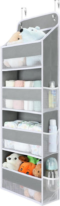 Blurism Door Hanging Organizer Nursery Closet Cabinet Baby Storage With 4 Large Pockets And 6 Small Pockets For Cosmetics, Toys 