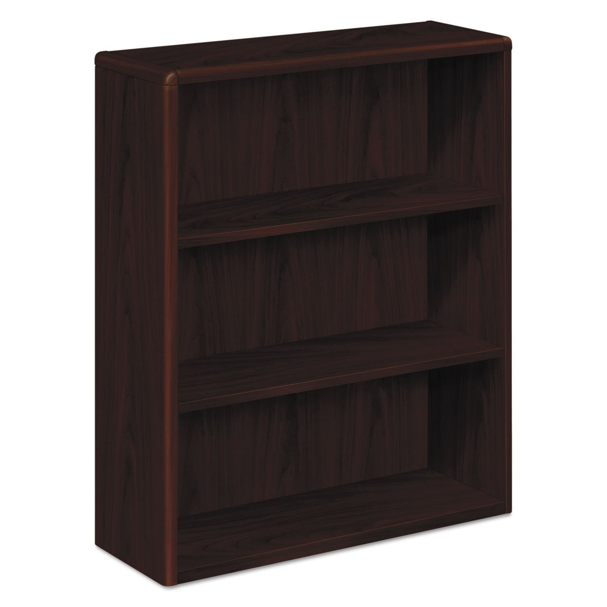 Hon 10700 Waterfall Edge Series Wood Bookcases Bookcase,3 Shelf,My (Pack Of2)