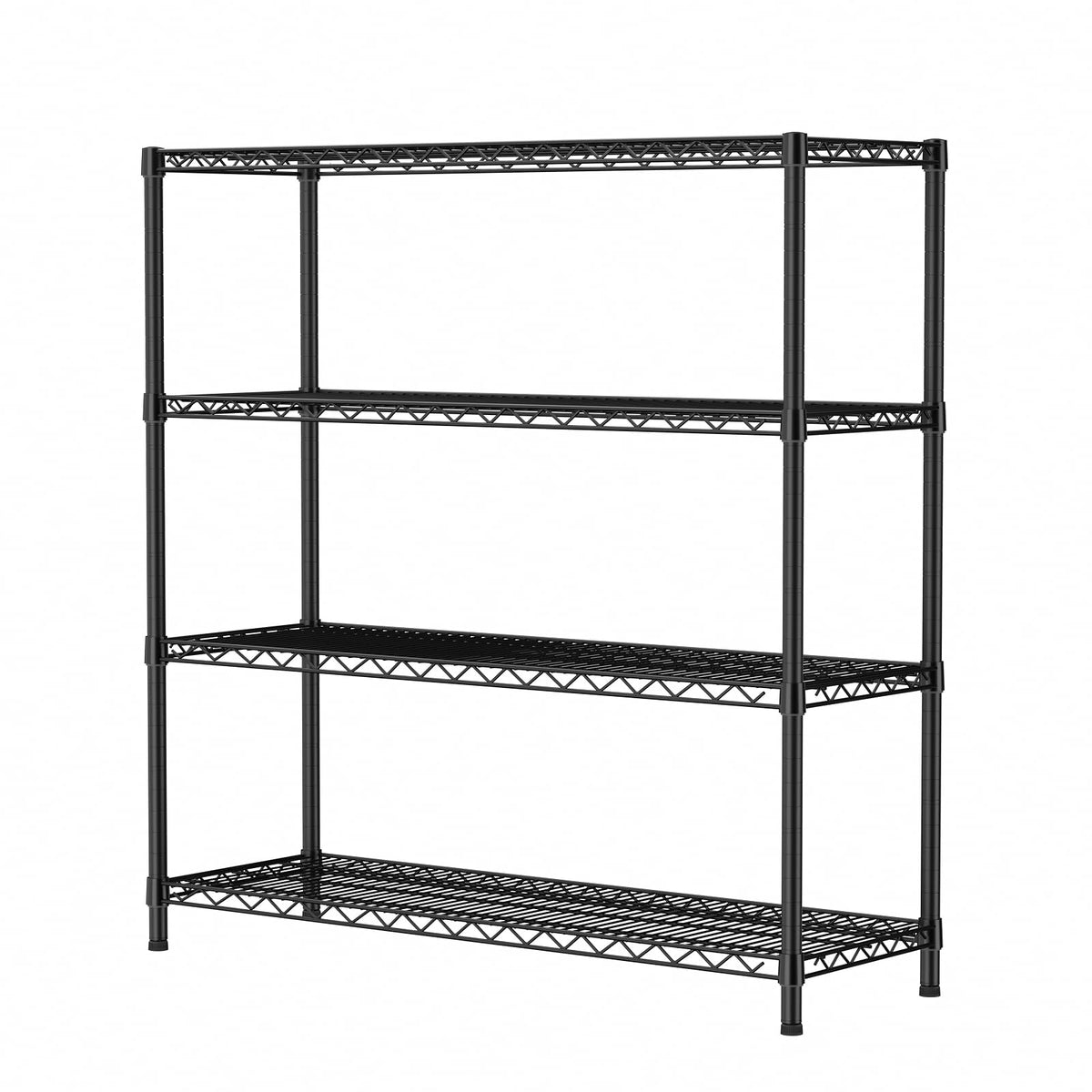 SINGAYE 4 Shelves Adjustable Shelf Heavy Duty Wire Storage Shelving Metal