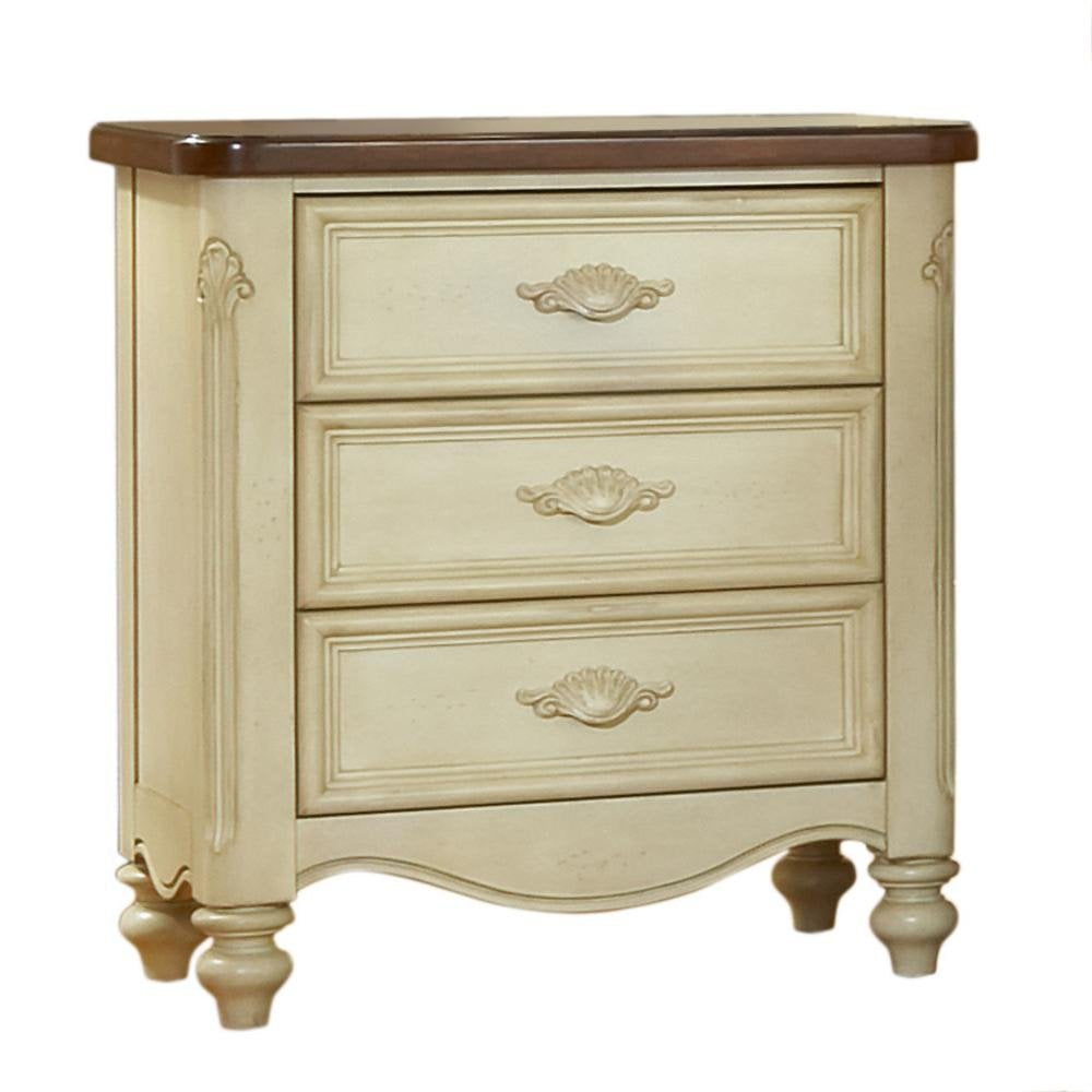 Chateau 3 Drawer Nightstand