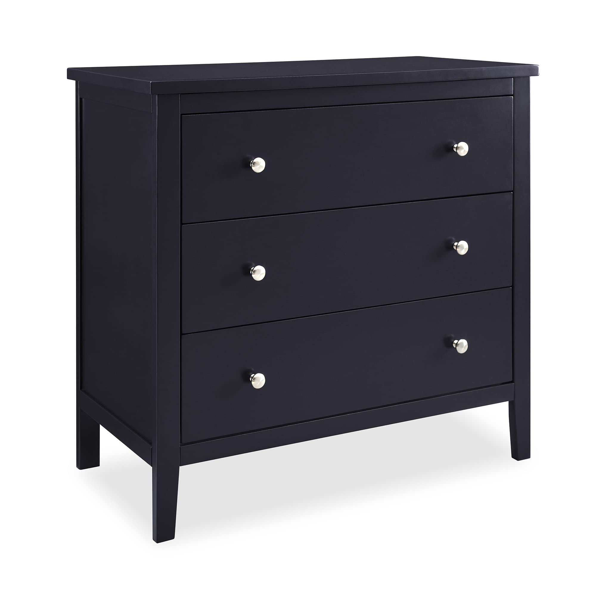 Delta Children Campbell 3 Drawer Dresser, Midnight Grey