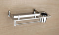 PAVITRAM Stainless Steel 3 in 1 Bathroom Shelf with Tumbler Holder with Toothbrush Stand, Wall Mounted Bathroom Tooth Brush Tumb