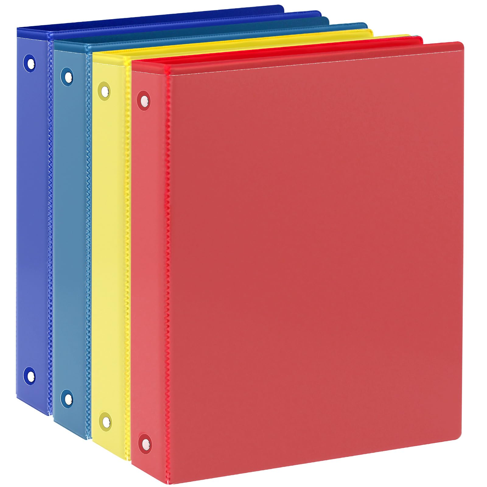 2 Inch Binders 3 Ring Clear View Cover Binders 2 Inch, Holds 8.5 * 11 Inch Papers, 3 Ring 2 Inch Binders For Office, Home, And S