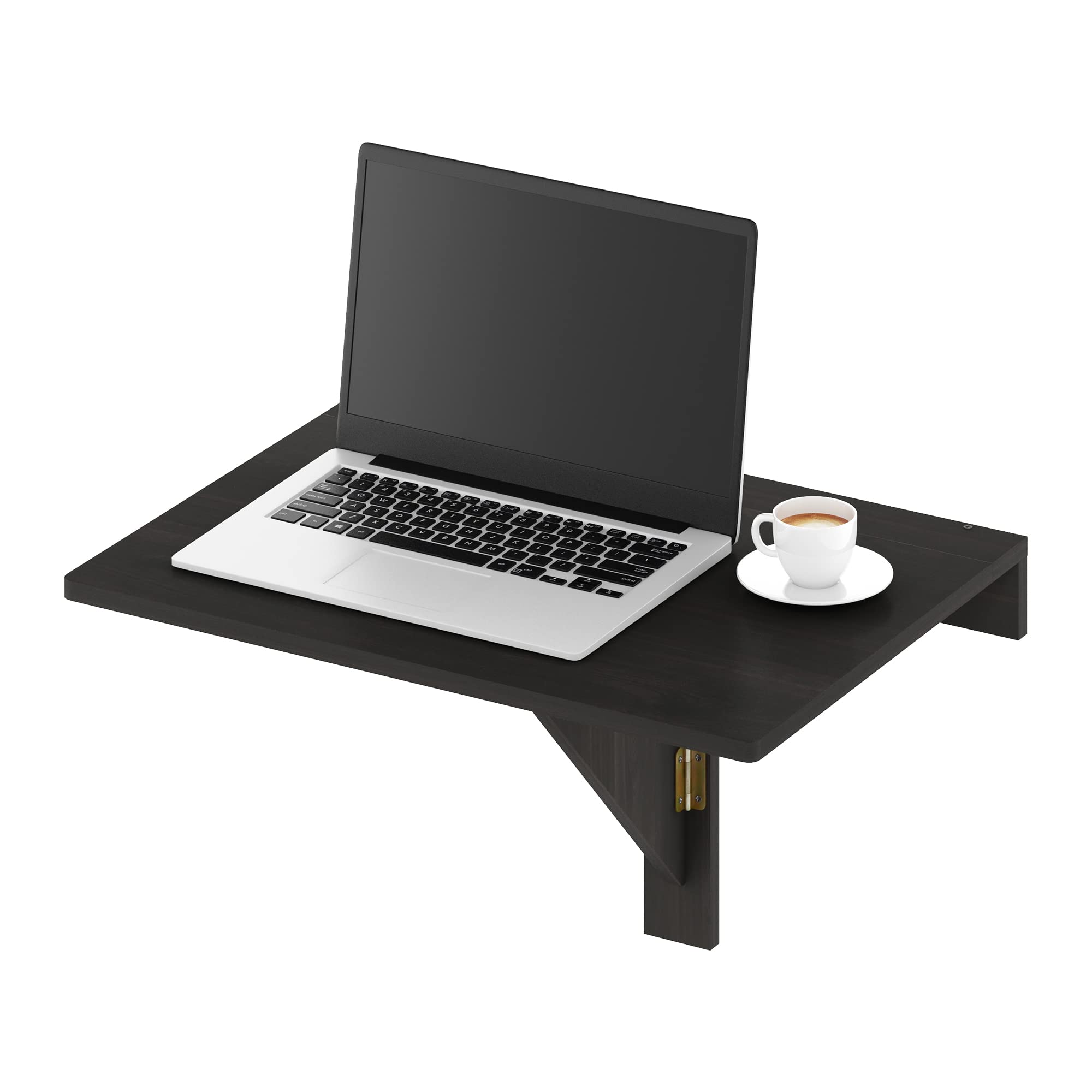 Furinno Hermite Wall Mounting Folding Table, Espresso