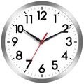 AKCISOT Wall Clock, Modern Small Wall Clocks Battery Operated 8 Inch, Silent Non-Ticking Analog Classic for Office, Home, Bathro