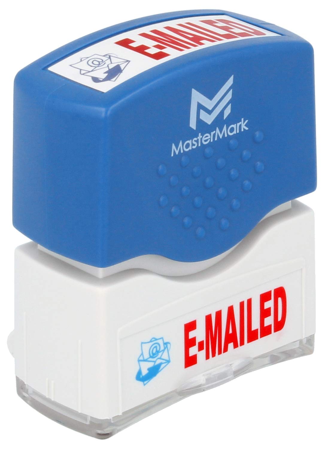 Mastermark Premium 2-Color Pre-Inked Office Stamp (E-Mailed)