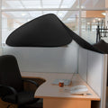 Juexica Foldable Office Cubicle and Desk Shade, Portable 27.5 Inch Cubicle Shade Canopy for Light Sensitive Workers, Block Light