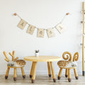 AmericanElm Birch Ply Alphabet Z Wooden Banner ideal product for Livingroom, Kids Bedroom, Birthday Party Dcor and any corner o