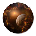 Smooffly Planet Round Mouse Pad, Galaxy Nebula Space Planet Round Non-Slip Rubber Mouse Pad Mousepad Mat