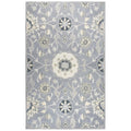 Rizzy Home Alora Decor Cascade 8' X 10' Floral Gray/Taupe/Tan Hand-Tufted Area Rug