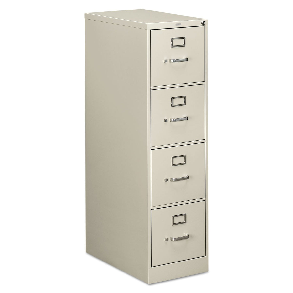 Hon 514Pq Four-Drawer Full-Suspension File, Letter Size, 15W X 52H X 25D, Gray