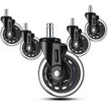 Office Chair Wheels -2.5' Caster Wheels Office Chair Wheel Replacement - Set Of 5, Heavy-Duty Chair Casters Suitable For Hardwo
