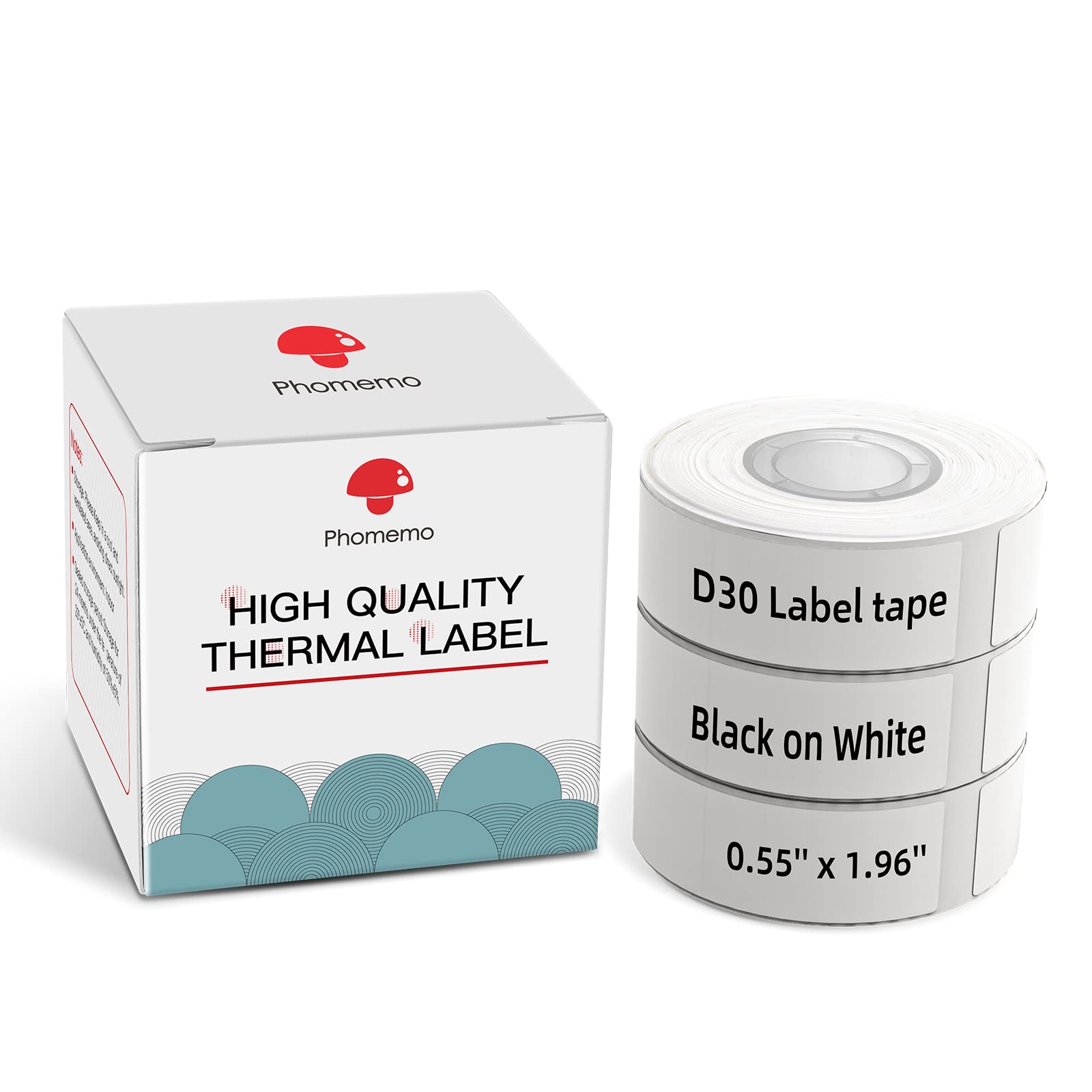 Phomemo D30 Labels Tape  Replacement For Label Maker Machine  Phomemo D30  Waterproof  Self-Adhesive  Printing Label For Barcode