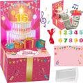 Surprise Cool Happy Birthday Card, Musical Pop Up Birthday Card, Money Roll Gift Box, Birthday Money Pull Box, Money Box For Cas