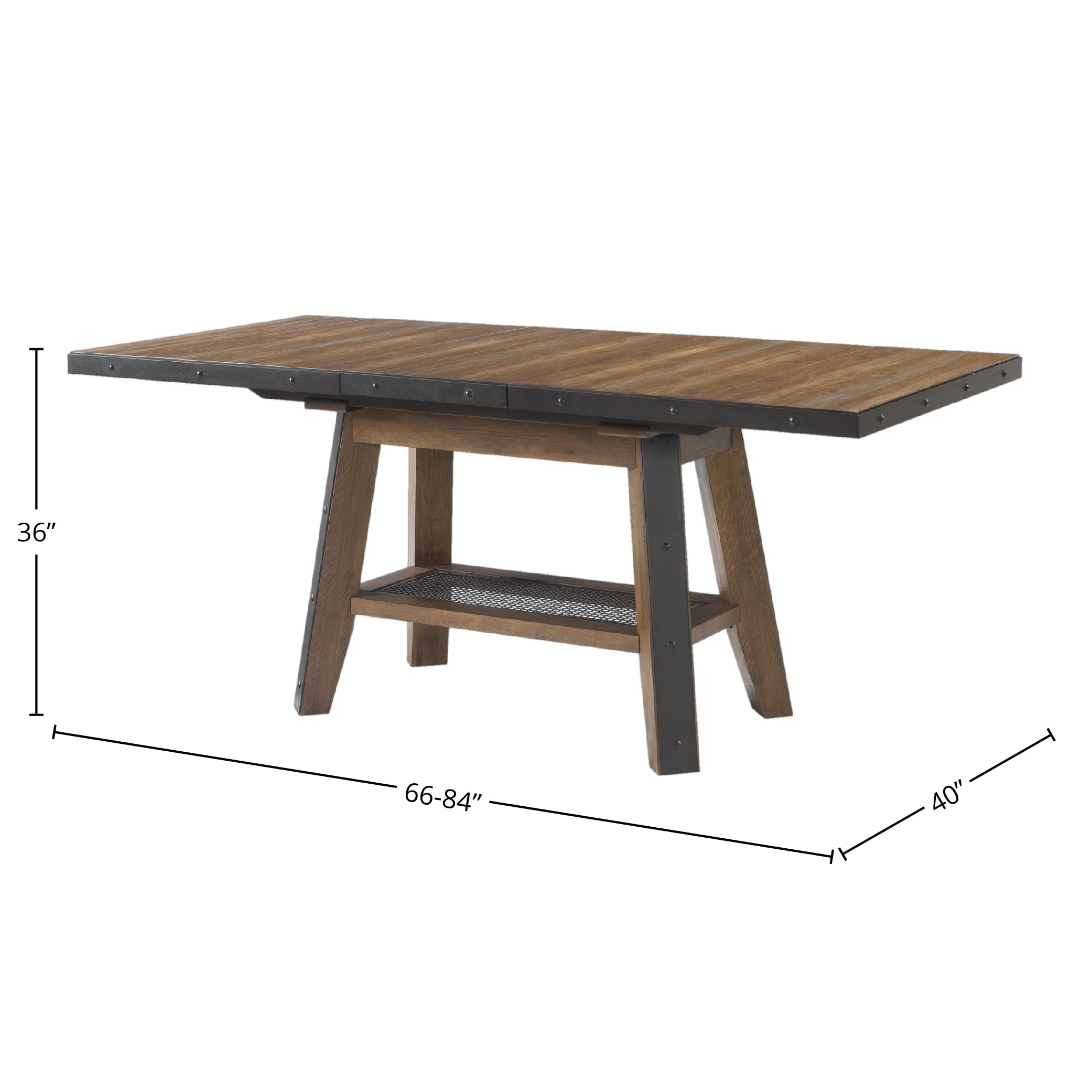 Carefree Home Furnishings Taos 84" Wide Gathering, Canyon Brown Dining Tables