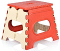 Ukypree Foldable Step Stool Plastic Folding Stool For Adults And Kids | Portable Space Saving Foot Stool For Kitchen Bathroom Be