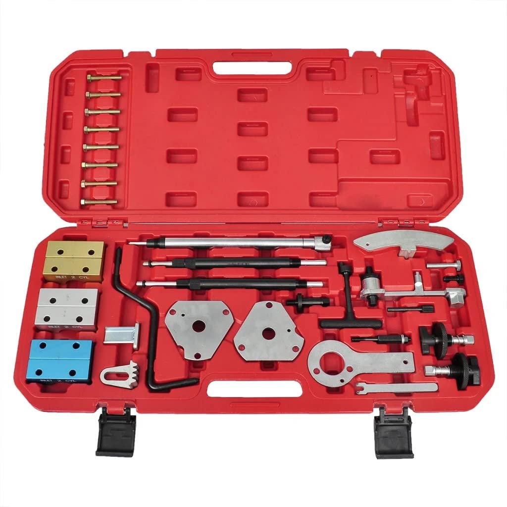 vidaXL Engine Timing Tool Set, Camshaft Timing Locking Tool for Car Adjusting Locking and Removing, Engine Timing Locking Tool S