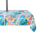 Ehousehome Outdoor And Indoor 60X84 Inch Tablecloth With Umbrella Hole And Zipper, Waterproof Zippered Patio Table Cloths, Sprin