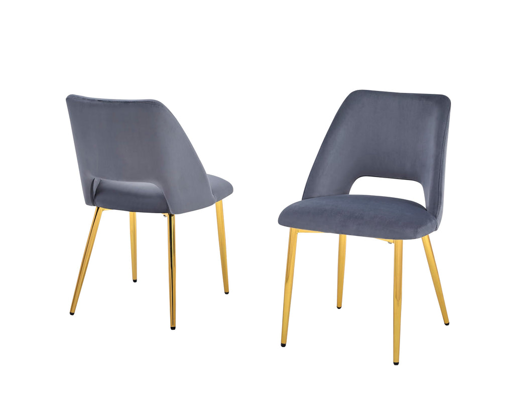 Best Quality Furniture Side Chairs, Dark Gray