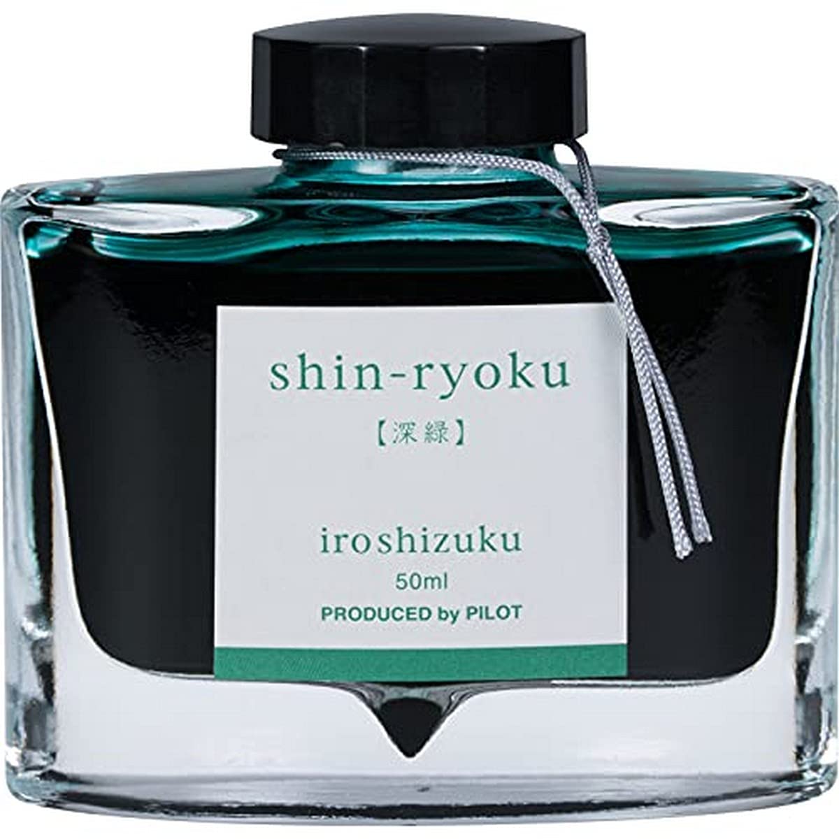 Pilot Iroshizuku Bottled Fountain Pen Ink, Shin-Ryoku, Forest Green (Dark Green) 50Ml Bottle (69214)
