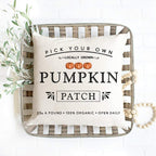 Kithomer Fall Pumpkin Patch Throw Pillow Covers Autumn Harvest Pillow Case 18 X 18 Inch Farmhouse Decorations