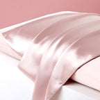 Real Satin Pillowcase For Hair And Skin Made In Usa, Pure 22 Momme Silk Pillow Cases King With Zipper, 100% Mulberry Silk, Organ