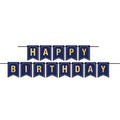 Foil Happy Birthday Streamer