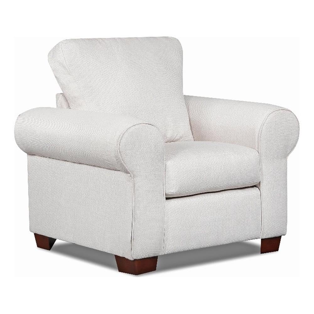 American Furniture Classics Beaujardin Upholstered Chair, Soft Washed Cream Tweed