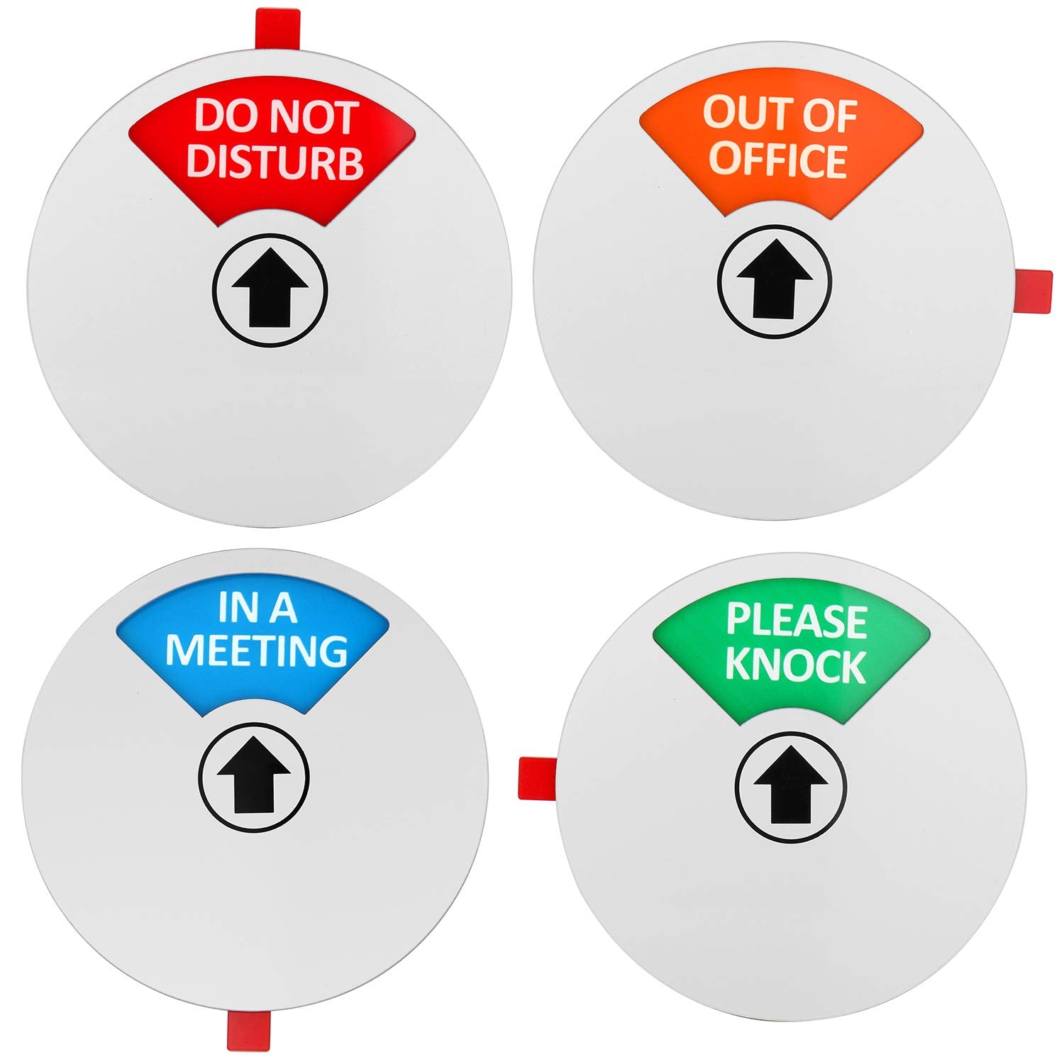 Kichwit Privacy Sign, Do Not Disturb Sign, Out Of Office Sign, Please Knock Sign, In A Meeting Sign, Office Sign, Conference Sig