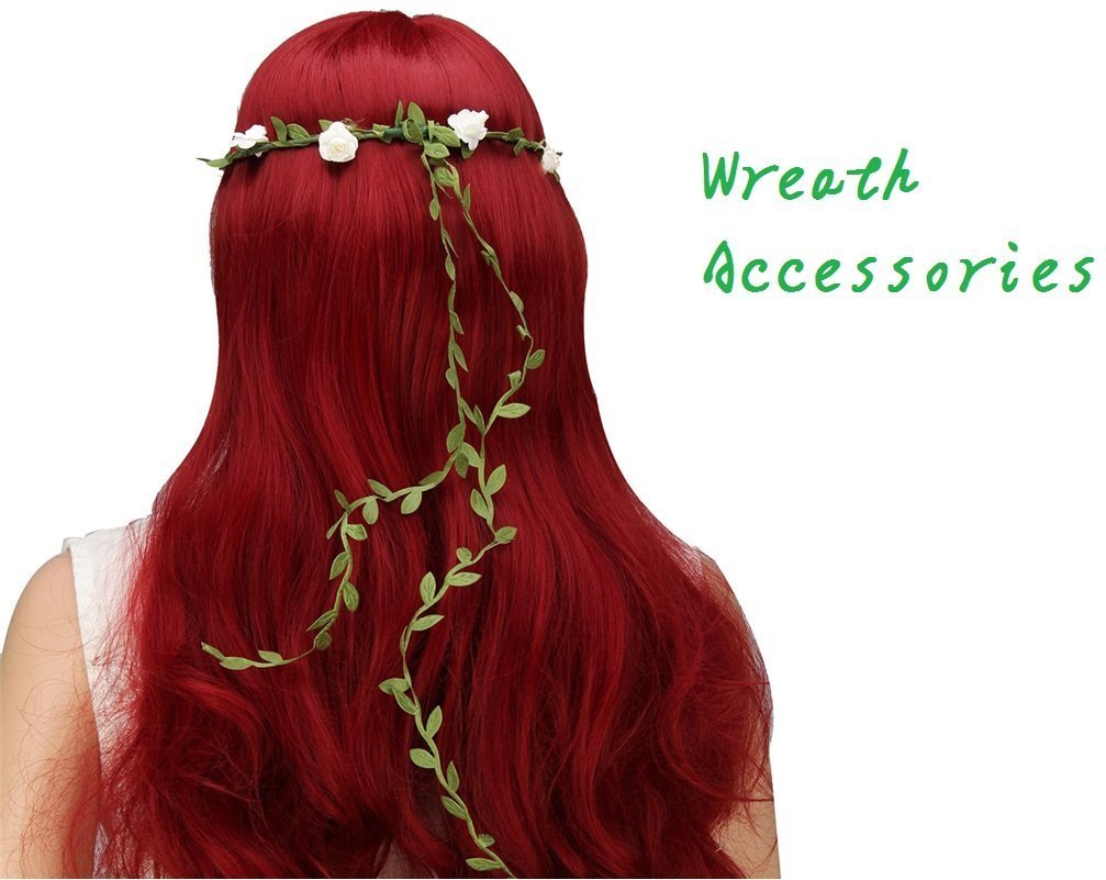 Hecaty 66 Ft Leaf Ribbon, Artificial Eucalyptus Garland Rattan Leaf String, Decorative Jungle Plant Green, Suitable For Baby Sho