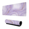 Purple Gold Marble Mouse Pad Gaming Xl Large Mousepad Pretty Desk Mat For Women And Girls Long Extended Big Keyboard Pads Table