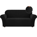 Turquoize Stretch Sofa Slipcover Couch Cover Sofa Covers For 3 Cushion Couch 1 Piece Sofa Slipcover For Living Room With Jacquar