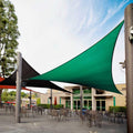 Royal Shade 18' X 18' X 18' Green Triangle Sun Shade Sail Order To Make Rstaprt10, Upf50+ 95% Uv Blockage, 200Gsm Commercial Sta